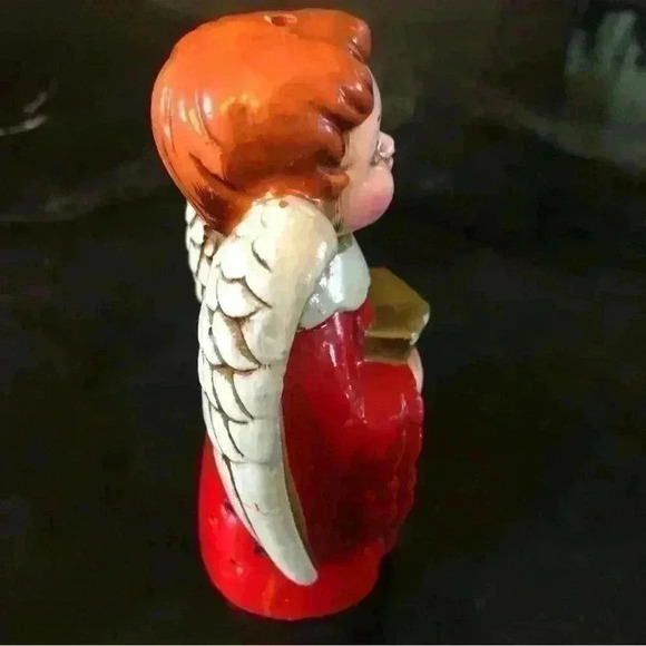 Vintage Christmas Angel Choirboy Toothpick  hors d’ouevres holder. Made in Japan - Picture 7 of 9